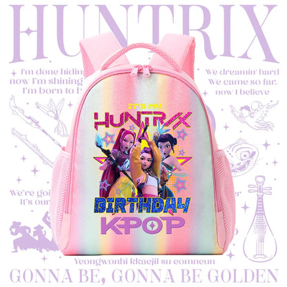 Backpack Rainbow Colors Student Backpackg KPOP Anime Tiger Schoolbag Holiday Gifts