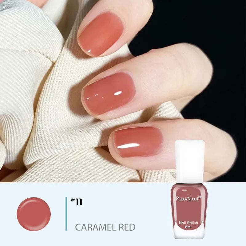 40 Colors Water-Based Nail Polish