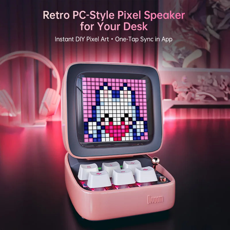 Pixel Art Bluetooth Speaker.