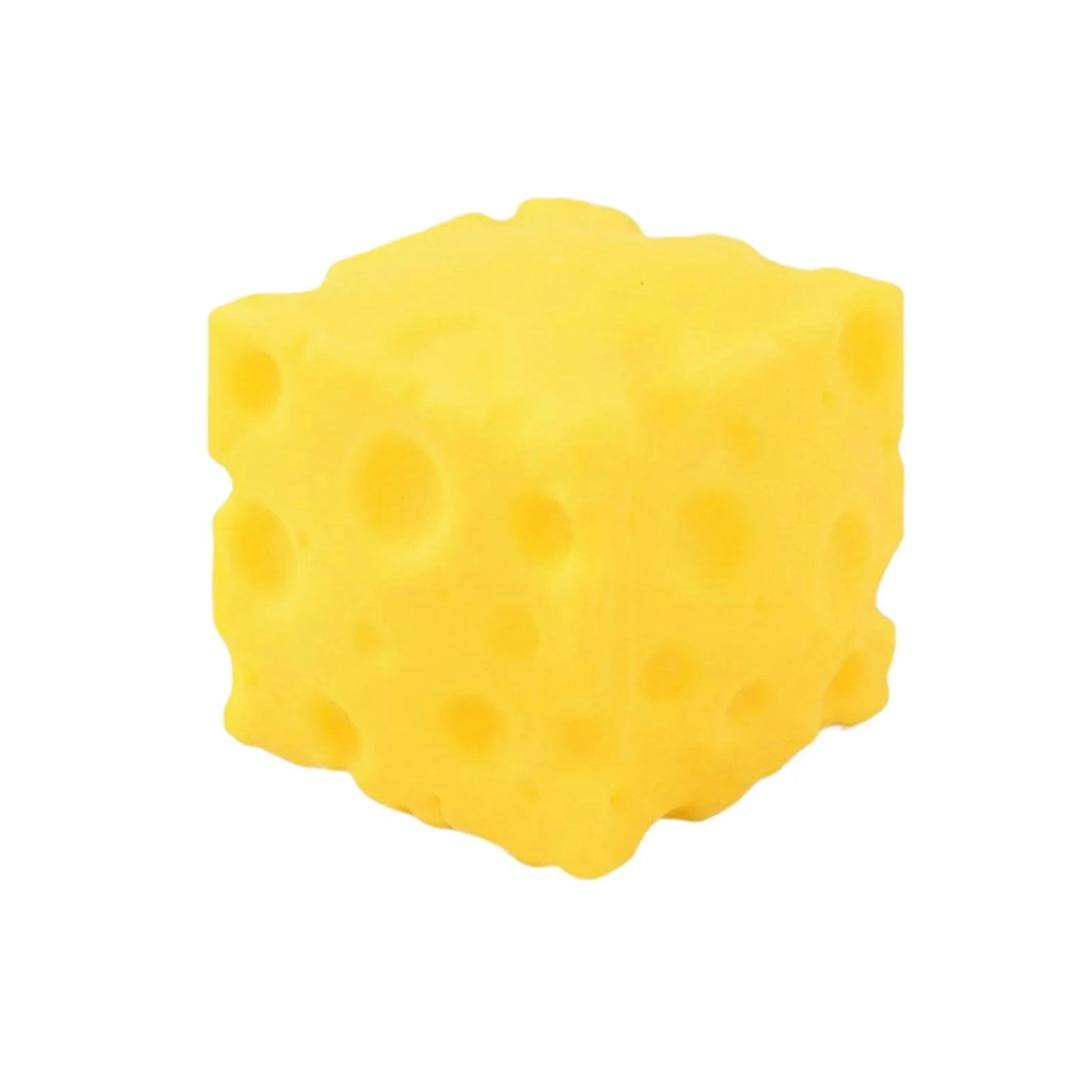 Hot-selling！ Cheese Cube Stress Ball Big Cheese Shapeable Squeeze Ball Non-Bounce Fidget Toy ASMR Sensory Anti-Stress Gift