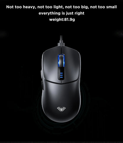 AULA SC580 Gaming Mouse Tri-mode Rechargeable Ergonomic Bluetooth Mouse 10000 DPI E-sports Lightweight Mice for Office Gaming