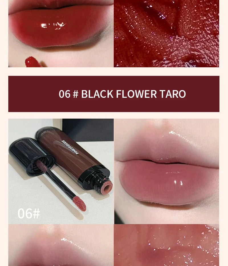 Red Brown Mirror Lip Glaze.