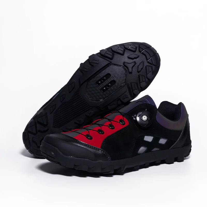 MTB-199 XC/Trail/MTB Cycling Shoes (Tênis Masculino) - Men's Gravel Road Bicycle Sneakers, SPD Cleats System for MTB Shoes