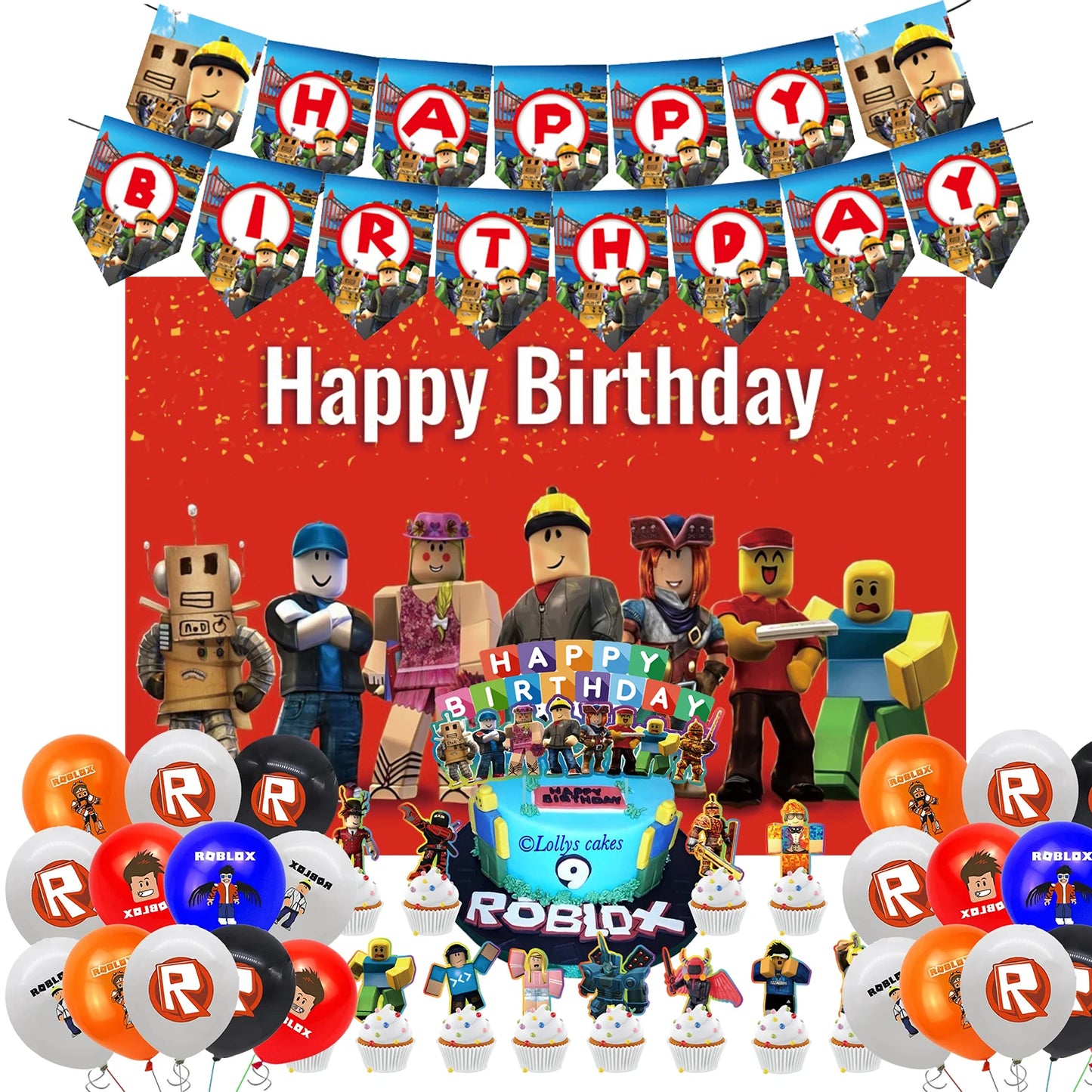 Roblox Party Decor Set 1