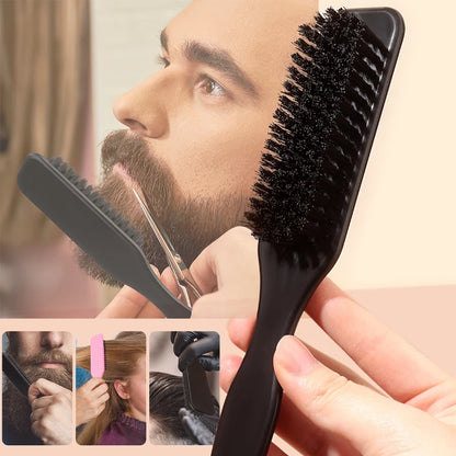 Slick Back Hair Brush for Sleek Ponytail Bun & Smoothing Baby Hairs, Flyaways, Edge Control - Backcombing & Teasing