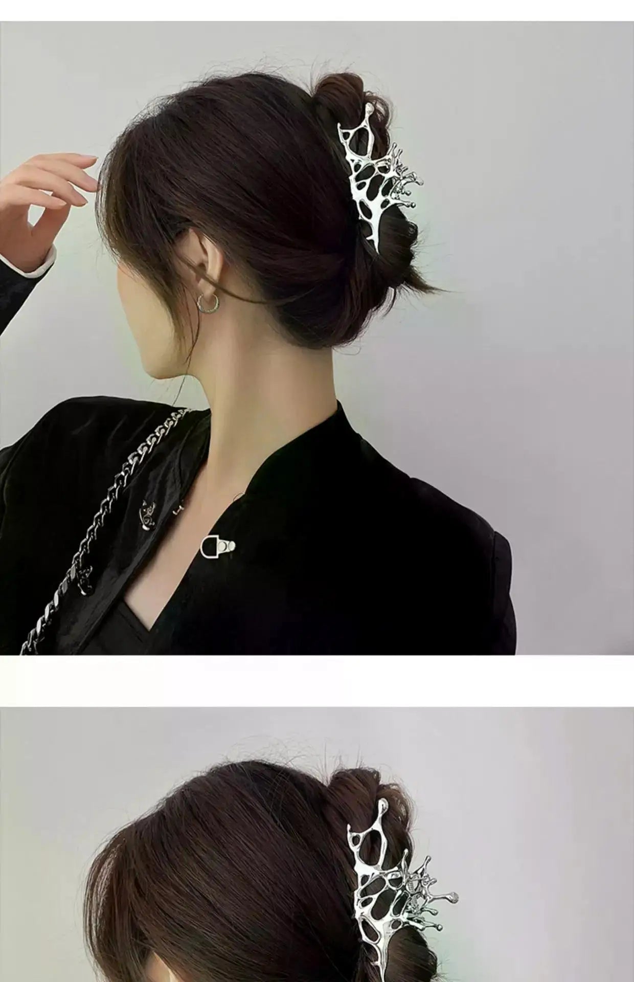 Y2K Metal Claw Hair Clip