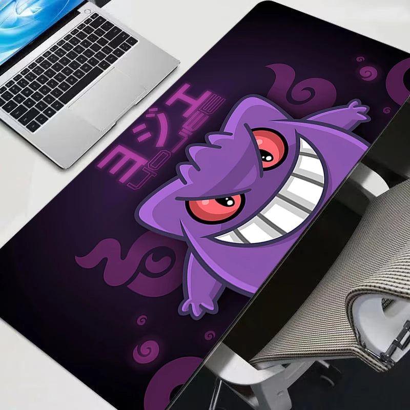 Pokémon Gengar "Vaporwave Shadow" XXL Gaming Mouse Pad: Psychadelic Purple Desk Mat