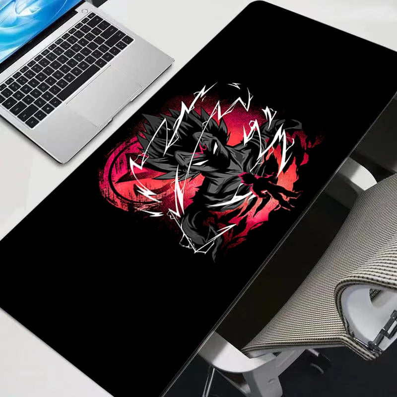 Large Gaming Keyboard Rug Laptop Japan Cool Anime Mouse Pad XXL Black DBZ Dragon Ball Desk Mat PC Gamer Carpet computer Mousepad
