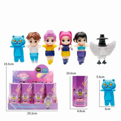 2026 Kpop Demon Hunters Action Figure Derpys Tiger Rumi Mira Zoey Sussy Figurine Children's Birthday Gift in Stock Fast Shipping