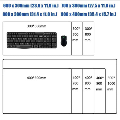 HD 900x400 Rubber Large PC Mousepad Gaming Mouse Pad Accessories Pikachu Slowpoke XXL Desk Keyboard Mat Computer Laptop Mausepad