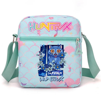 New⭐️ KPOP Shoulder Bag Crossbody Bags Double-deck Storage Bag Large Capacity Square Zip Storage Sports Bag Fans Gift