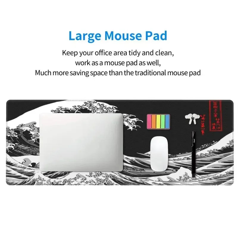 HD 900x400 Rubber Large PC Mousepad Gaming Mouse Pad Accessories Pikachu Slowpoke XXL Desk Keyboard Mat Computer Laptop Mausepad