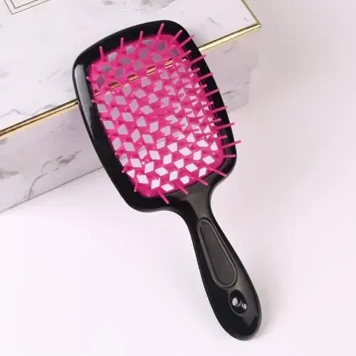 Massage cleaning hair brush, hollow wet curling brush, tail comb, edge curling brush