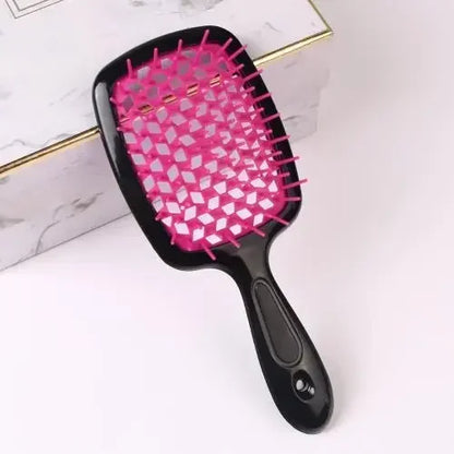 Massage cleaning hair brush, hollow wet curling brush, tail comb, edge curling brush