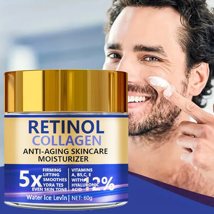 Water Ice Levin Retinol & Collagen Anti-Aging Cream: 5x Firming & Lifting Moisturizer (60g)