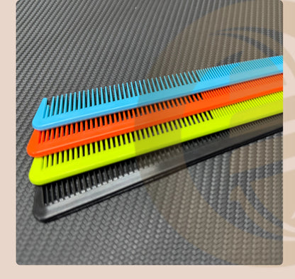 2Pcs NEW Professional Barber Dual Spining Comb Wide and Fine Tooth Cutting Comb Taper Comb for Salon Hairdressing Accessories