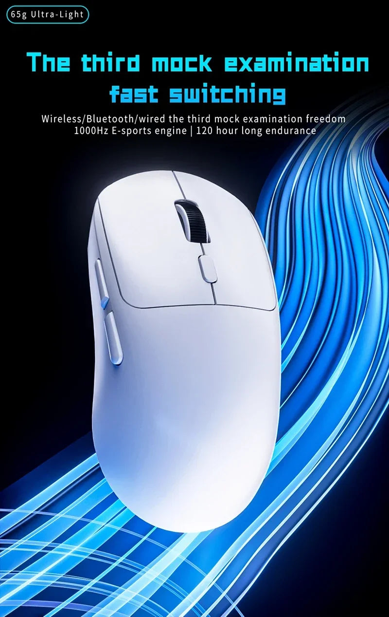 Lenovo Mouse Bluetooth 2.4G Wireless Three-Mode Rechargeable Ergonomic Office Gaming Portable Mice For iPad PC Laptop Mouse ﻿