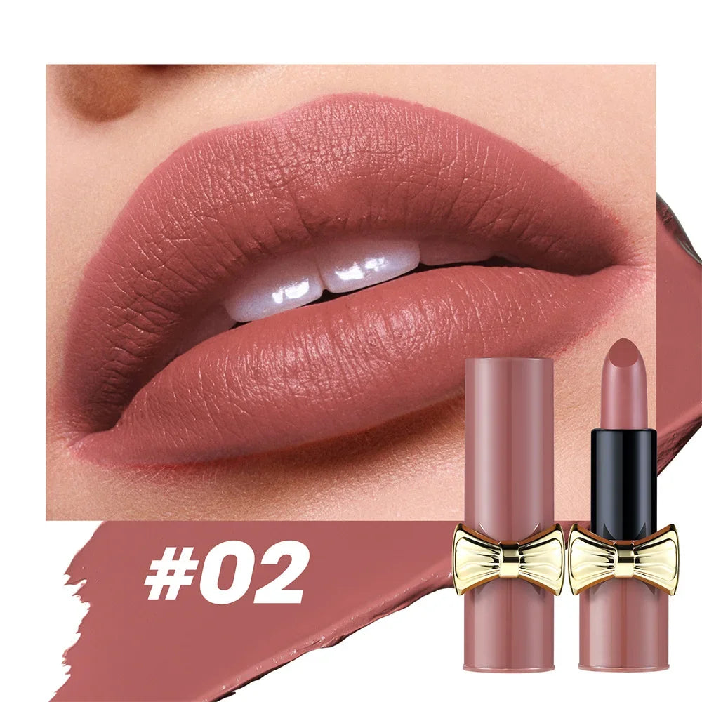 Bowknot Nude Matte Lipstick.