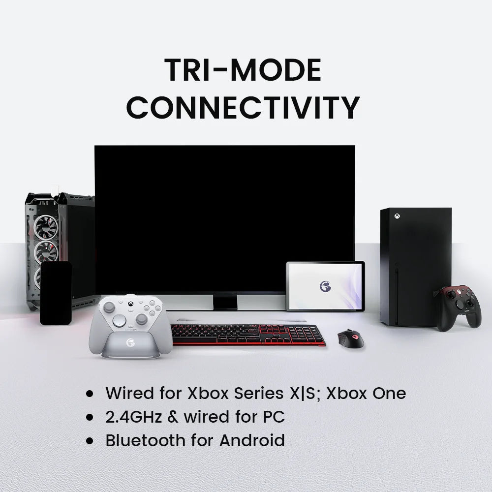 GameSir G7 Pro Xbox Series X|S Controller with TMR Sticks, Hall Effect Triggers, Magnetic Faceplates, Gyro, Smart Charging Dock