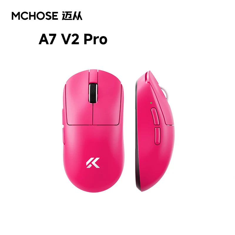 New Mchose A7 & A7v2 Advanced Lightweight Wireless Mouse Tri-Mode Connection Gaming Office Mouse Christmas Gift For Boys