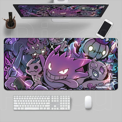 HD 900x400 Rubber Large PC Mousepad Gaming Mouse Pad Accessories Pikachu Slowpoke XXL Desk Keyboard Mat Computer Laptop Mausepad