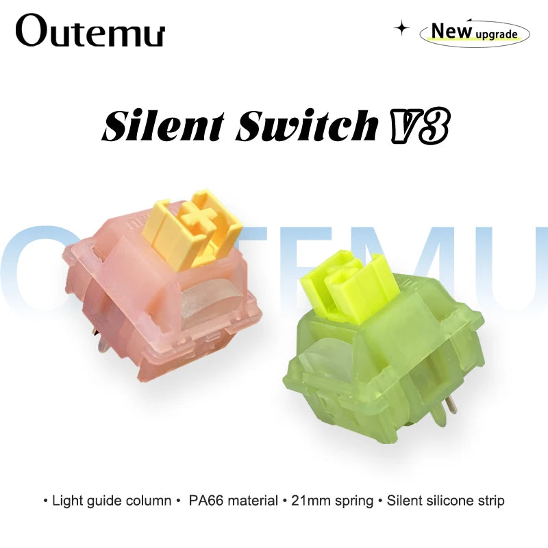 Outemu Silent Peach Switches.