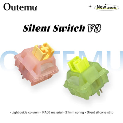 Outemu Silent Peach Switches.