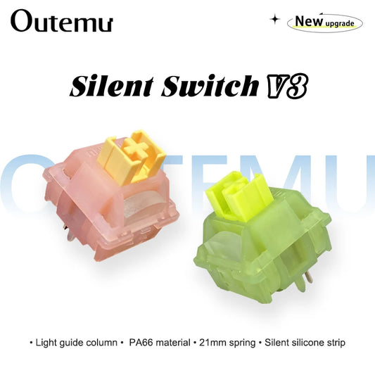 Outemu Silent Peach Switches.