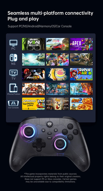 Machenike G3 V2 PC Gaming Controller Hall Effect Gamepad for Nintendo Switch iPhone Android Mobile Phone Windows PC Steam