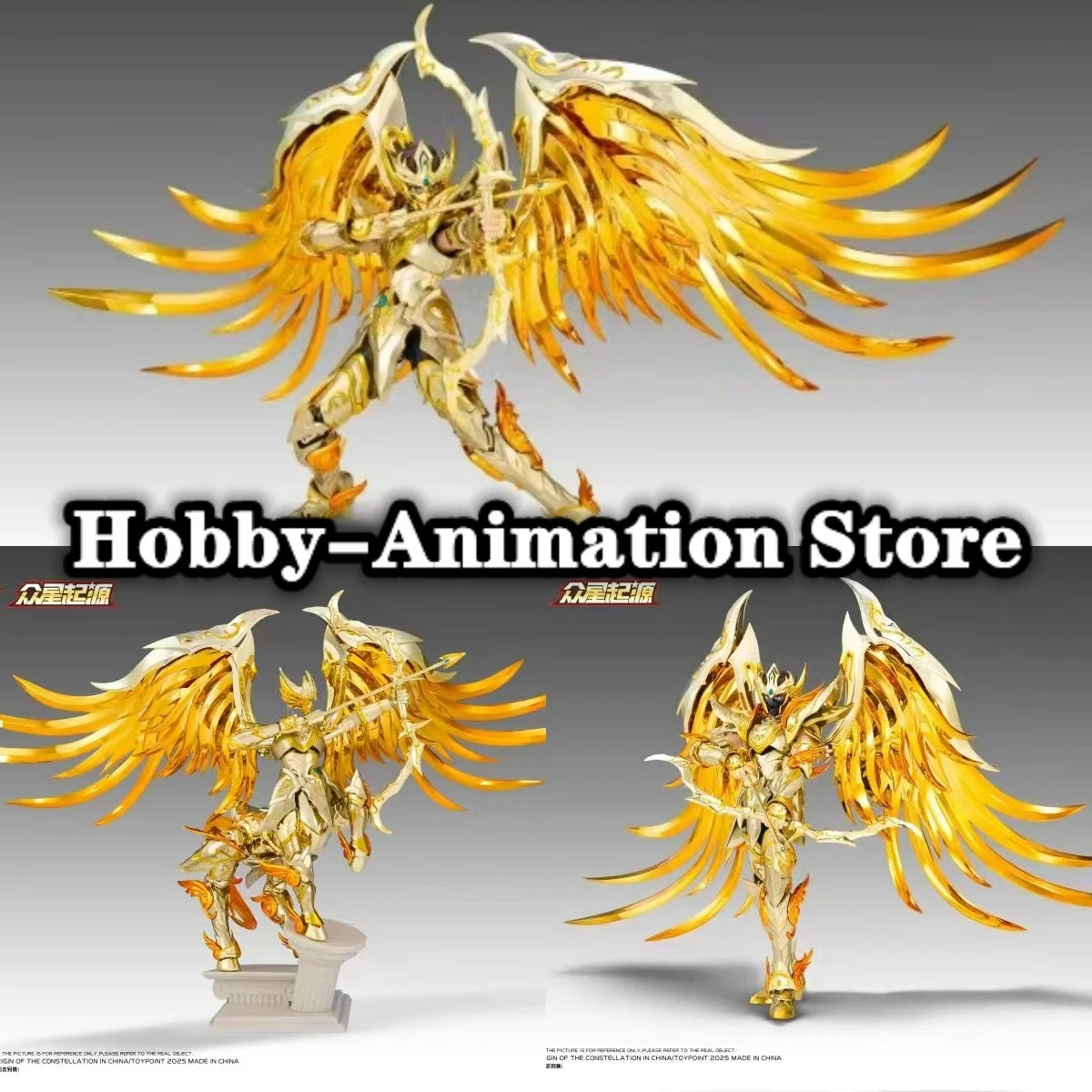 [ In-Stock ] Toypoint Saint Seiya Myth Cloth Soul of God SOG EX Sagittarius Aiolos And Totem Action Figure Knights of Zodiac
