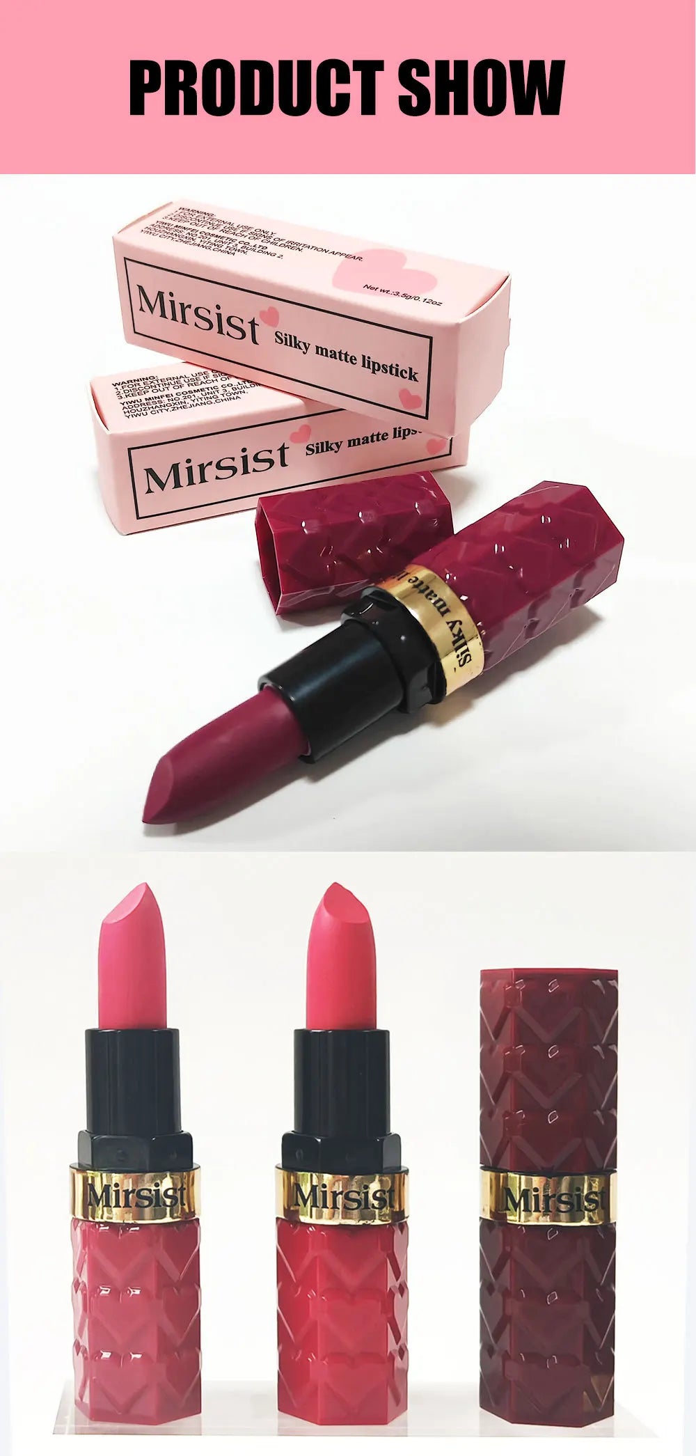 Velvet Matte Lipstick Non Transfer Waterproof Highly Pigmented Longwear Nude Peach Brown Cherry Tones Smooth Lip Makeup