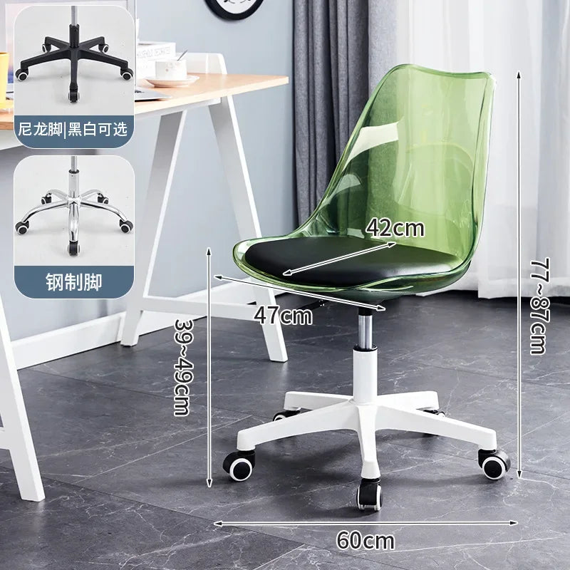 Transparent Swivel Office Chair