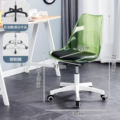 Transparent Swivel Office Chair