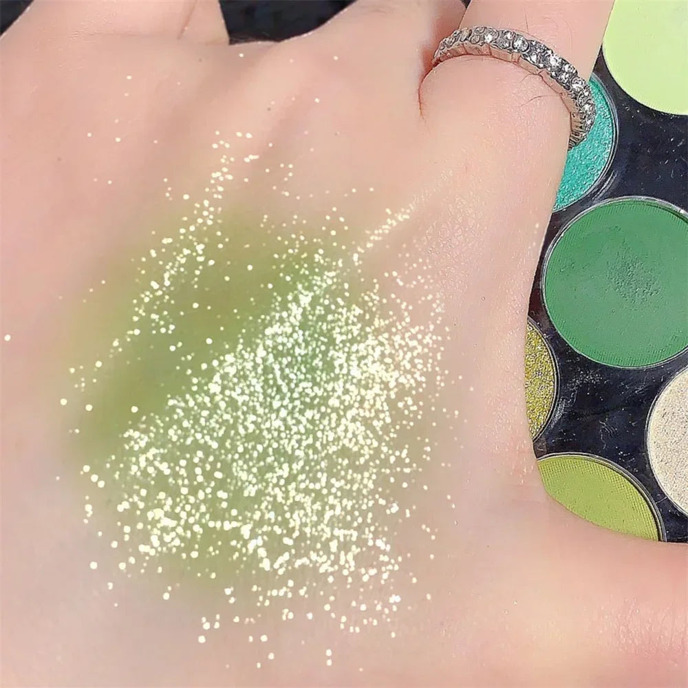 9 Colors Eye Shadow Palette Summer Pearl Matte Fine Shimmer Eyeshadow Powder Long Lasting Charming Eyes Make Up Palette Cosmetic