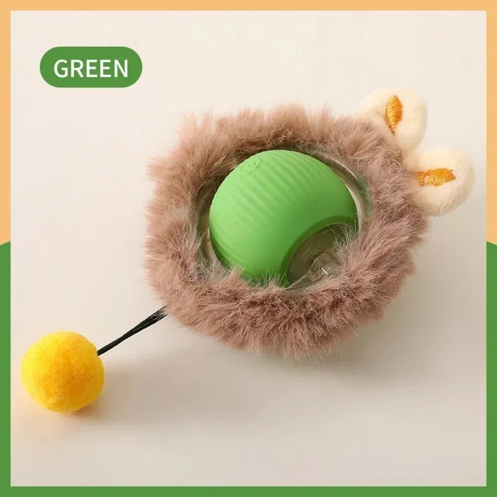 Cat Interactive Ball Smart Pet Cat Toys Indoor Automatic Rolling Magic Ball Electronic Interactive Cat Toy Cat Game Accessories