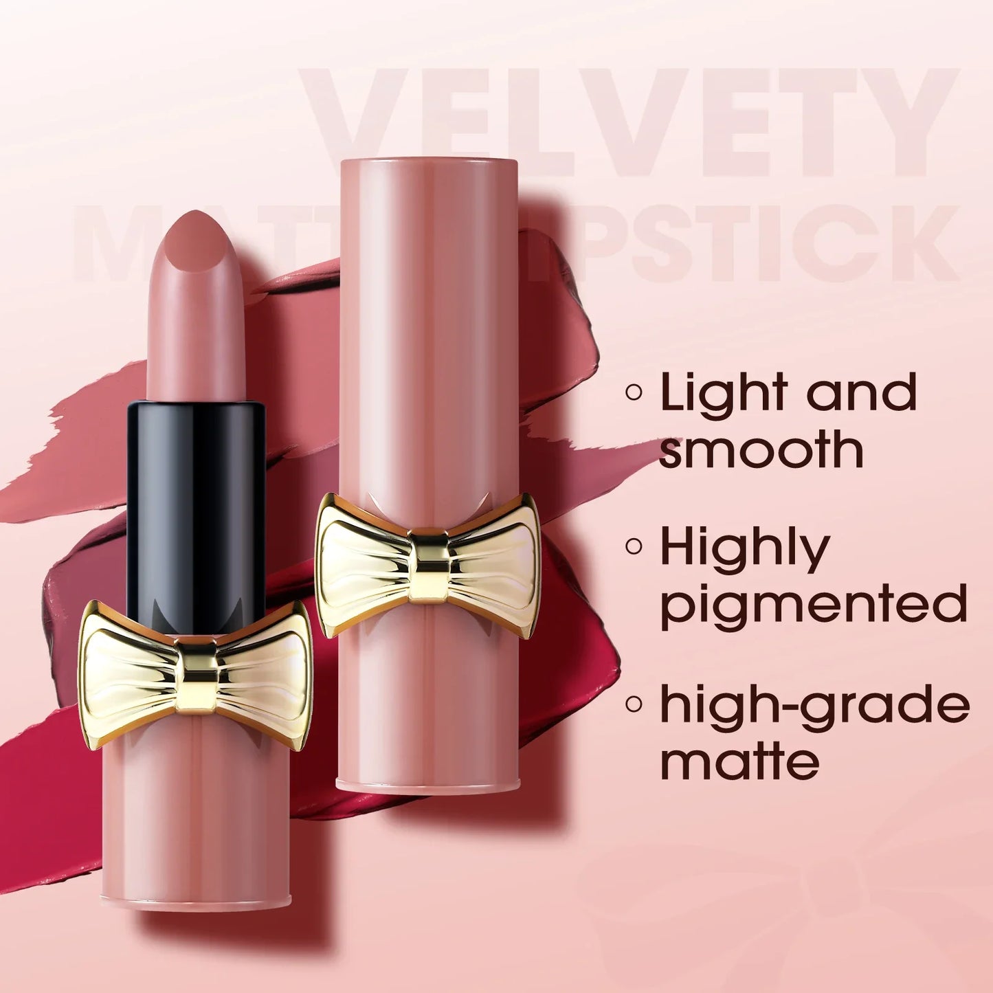 Bowknot Nude Matte Lipstick.