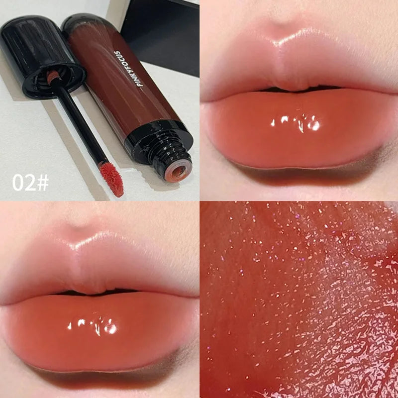 Red Brown Mirror Lip Glaze.