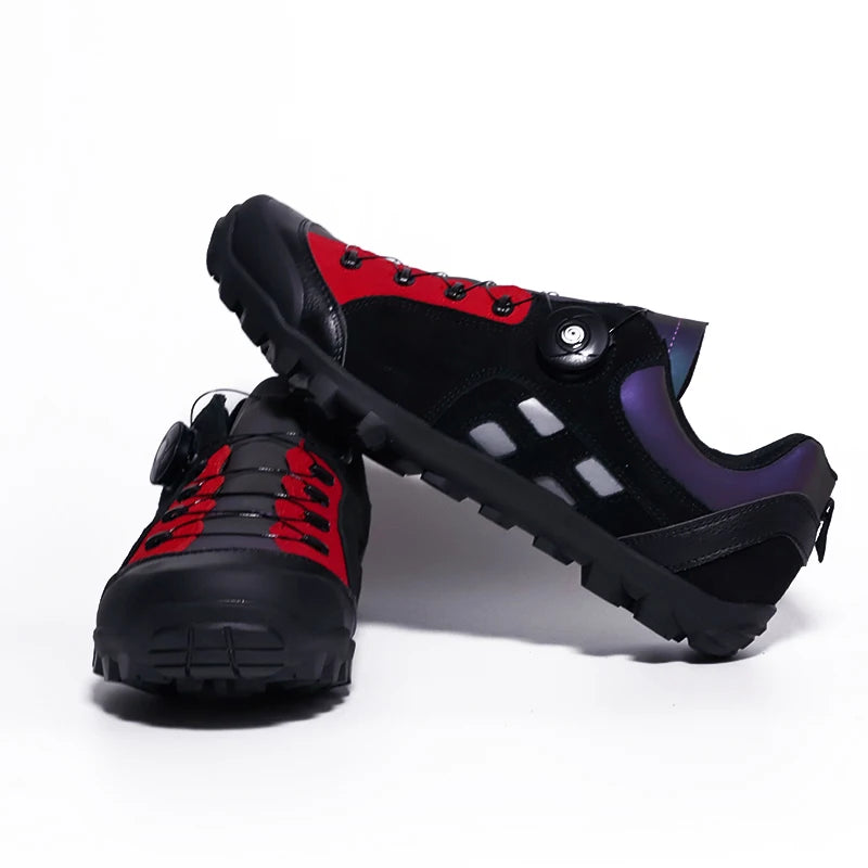 MTB-199 XC/Trail/MTB Cycling Shoes (Tênis Masculino) - Men's Gravel Road Bicycle Sneakers, SPD Cleats System for MTB Shoes