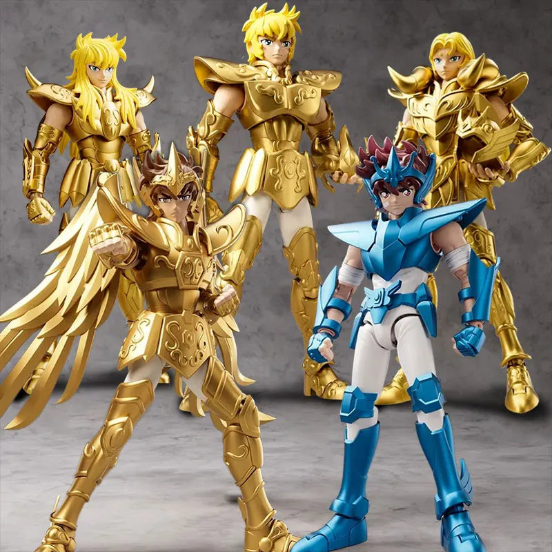 Original BLOKEES Saint Seiya Sagittarius Seiya Pegasus Aiolos Tenma Pegasus Action Figure Toy Assembly Figure Toys Gift