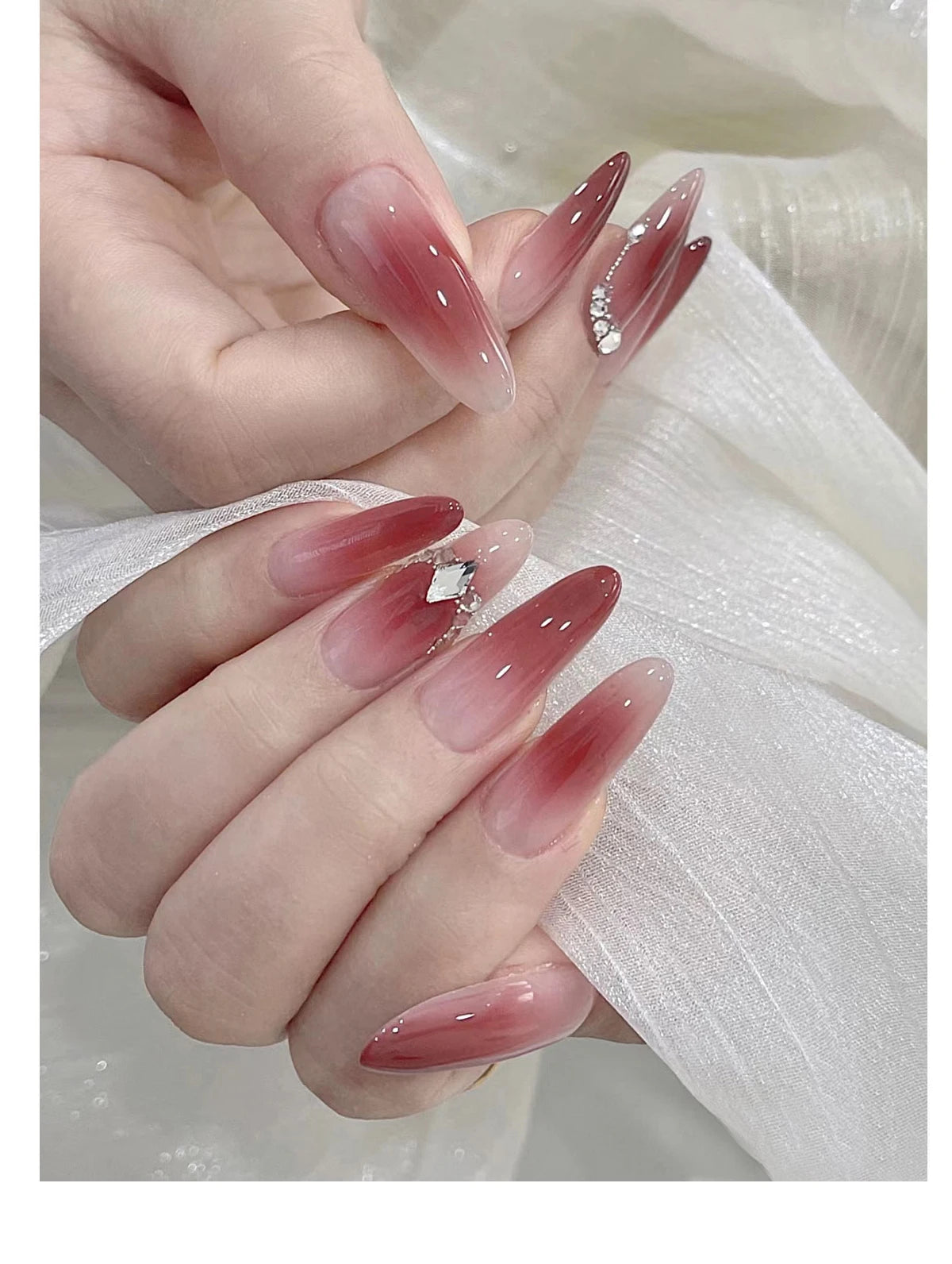 LIMEGIRL 7in1 Nail Gradient Painting Gel Long-lasting Nail Gel Polish Hybrid Color Nail Art Design High Texture Gradient Gel