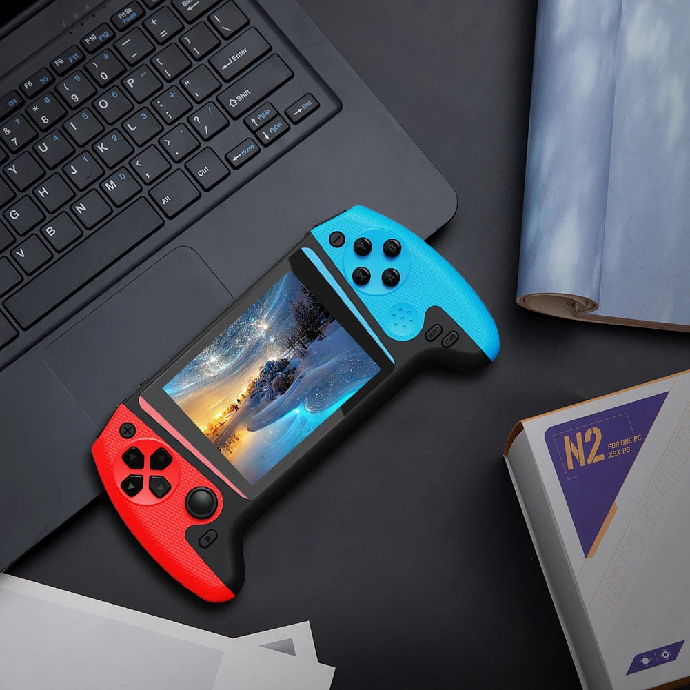 Retro Handheld Game Console 3.5inch LCD Screen TV Connect Gaming Console Portable Game Console for Kids Adults for Single Player