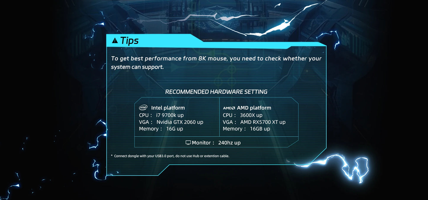 SCYROX V6 Gaming Mouse, Pixart 3950, Optical Switches, Web Based Software, 8K Dongle Included