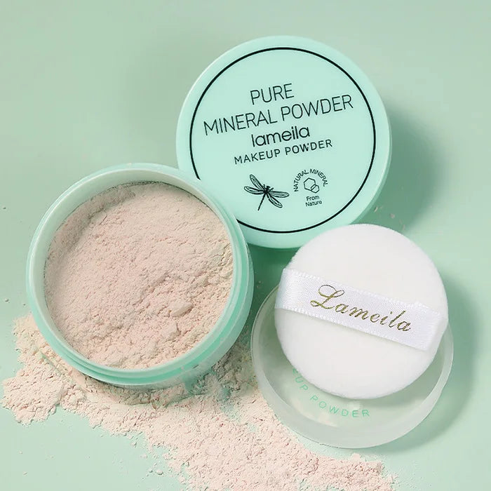 3-Color Loose Face PMatte Oil-Control Loose Powder | Long-Lasting Mica Setting Powder (6g)owder.