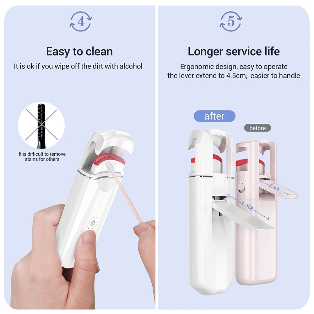 Electric Heated Eyelash Curler.