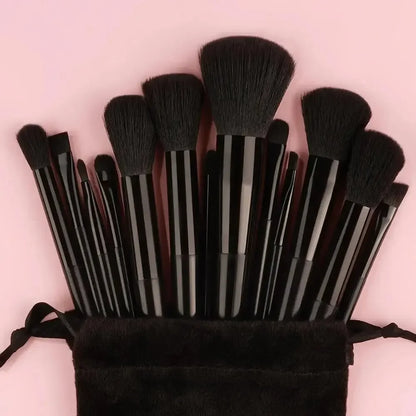 Premium 13-Piece Professional Makeup Brush Set: Soft Synthetic Bristles