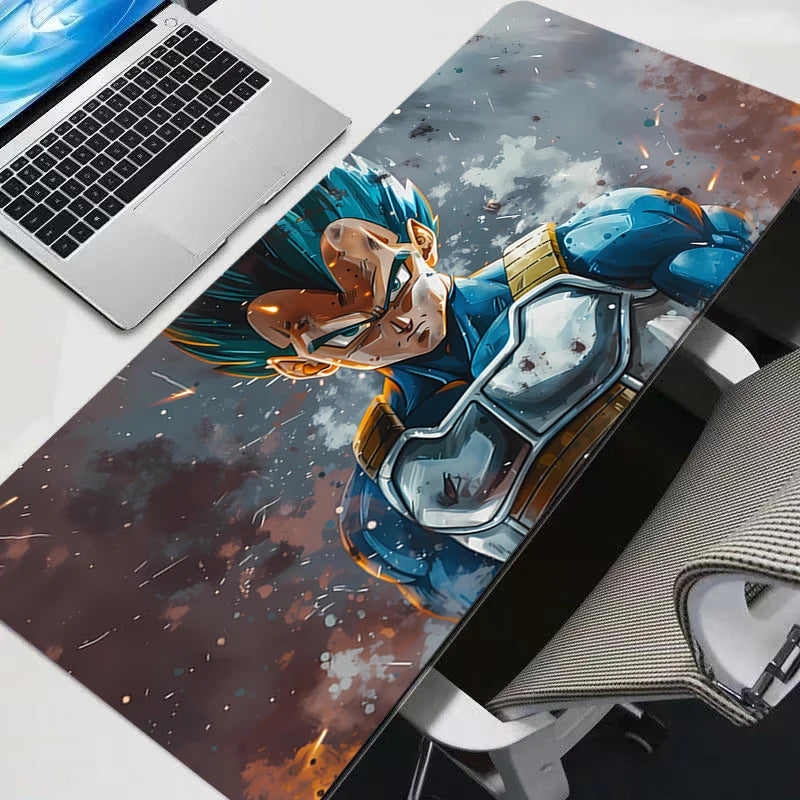 Vegeta Dragon Ball Z 90x40cm XXL Rubber Large PC Mousepad Gamer Gaming Mouse Pads Desk Keyboard Mat Computer Laptop DBZ Mat