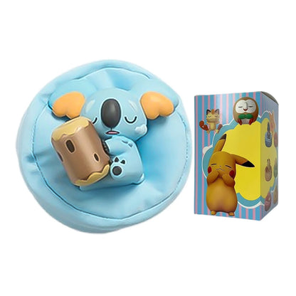 Anime Pok é mon blind box Model Figure 1-12 pcs Pikachu sleep Series Interior Hand Sleeping Position Toys Gift for sfriends