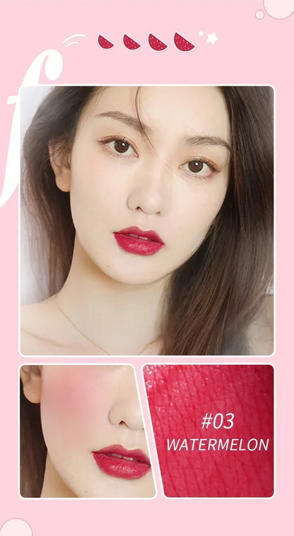 4 Colors Mini Lip Gloss Water Mirror Jelly Long Lasting Lip Glaze Lip Makeup Waterproof Moisturizing Liquid Lipstick Cosmetic