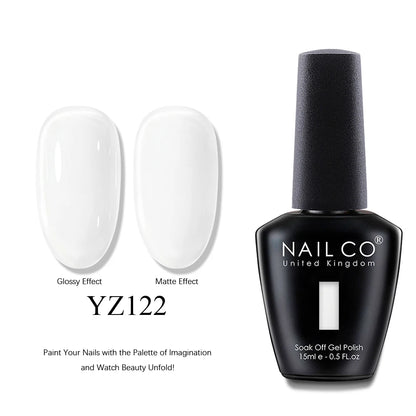 NAILCO 15ml Brown Nails Art Red Color Gel Nail Polish Semi-permanent UV Gel Polish Coffee Manicure Chocolate Hybrid Nail Varnish