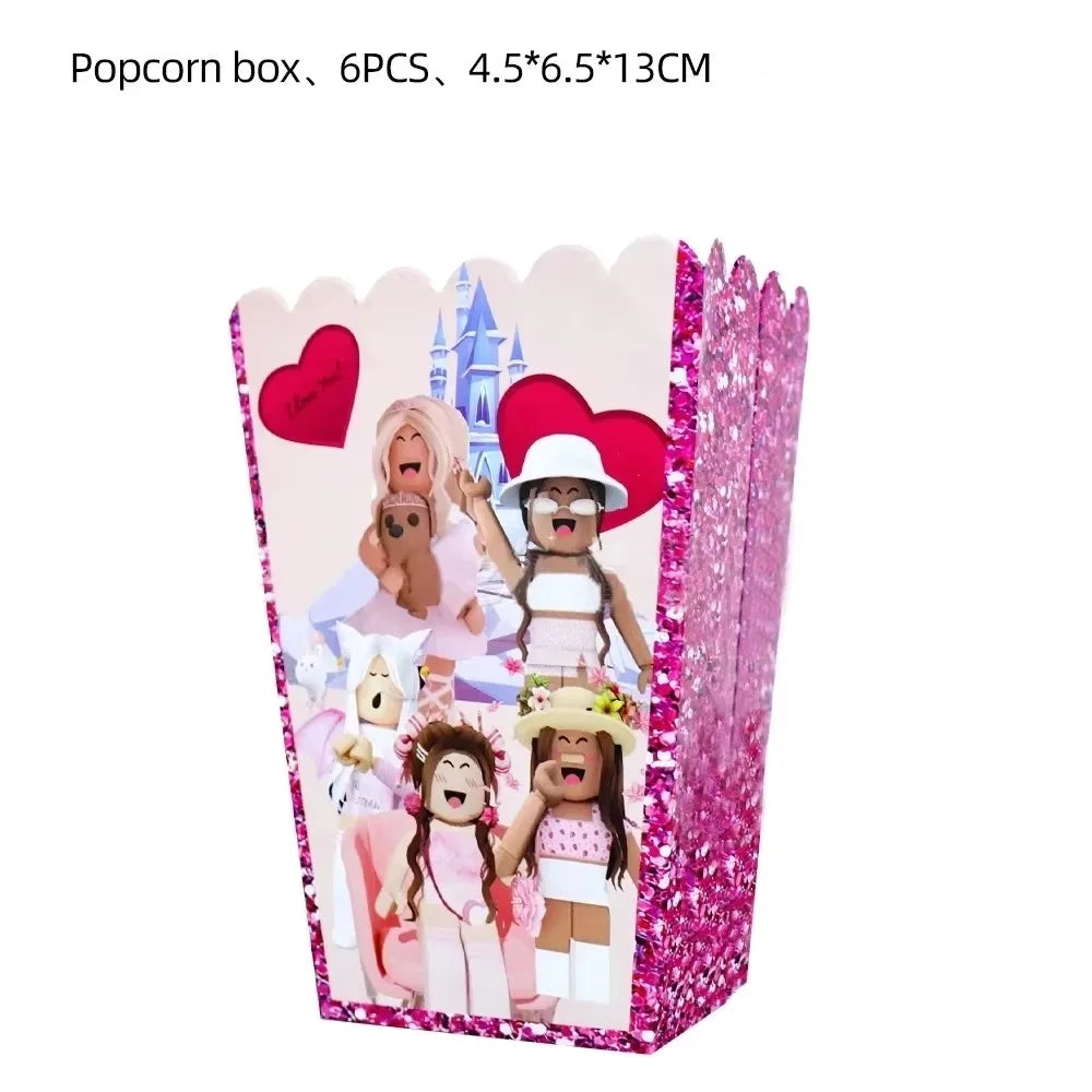 Roblox Party Snack Box Set (6pcs)